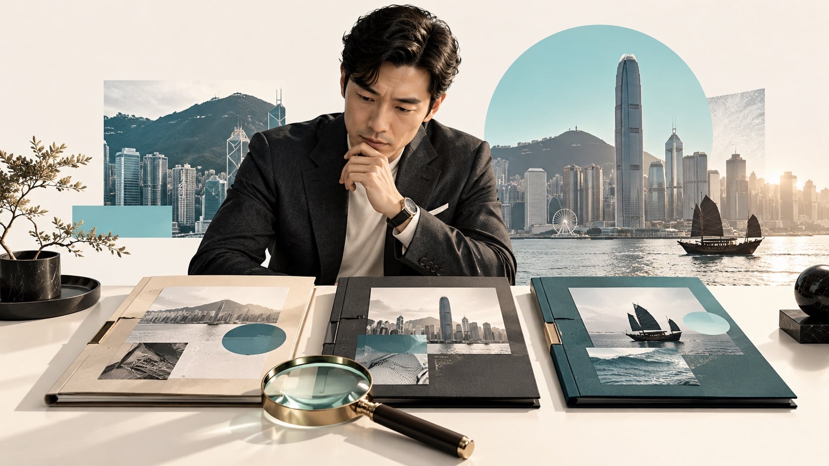 香港企業比較中國 GEO 服務方案與證據的概念配圖